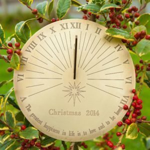 Give the Gift of Time this Christmas Border Sundials