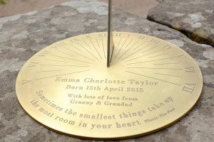 What to give as a Christening gift Border Sundials