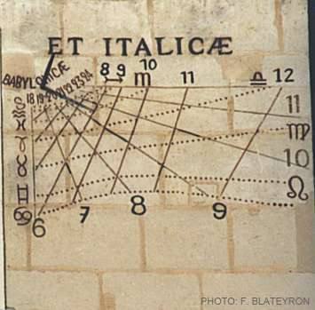 Dials of Lycée - Louis-le-Grand, Paris, France Border Sundials